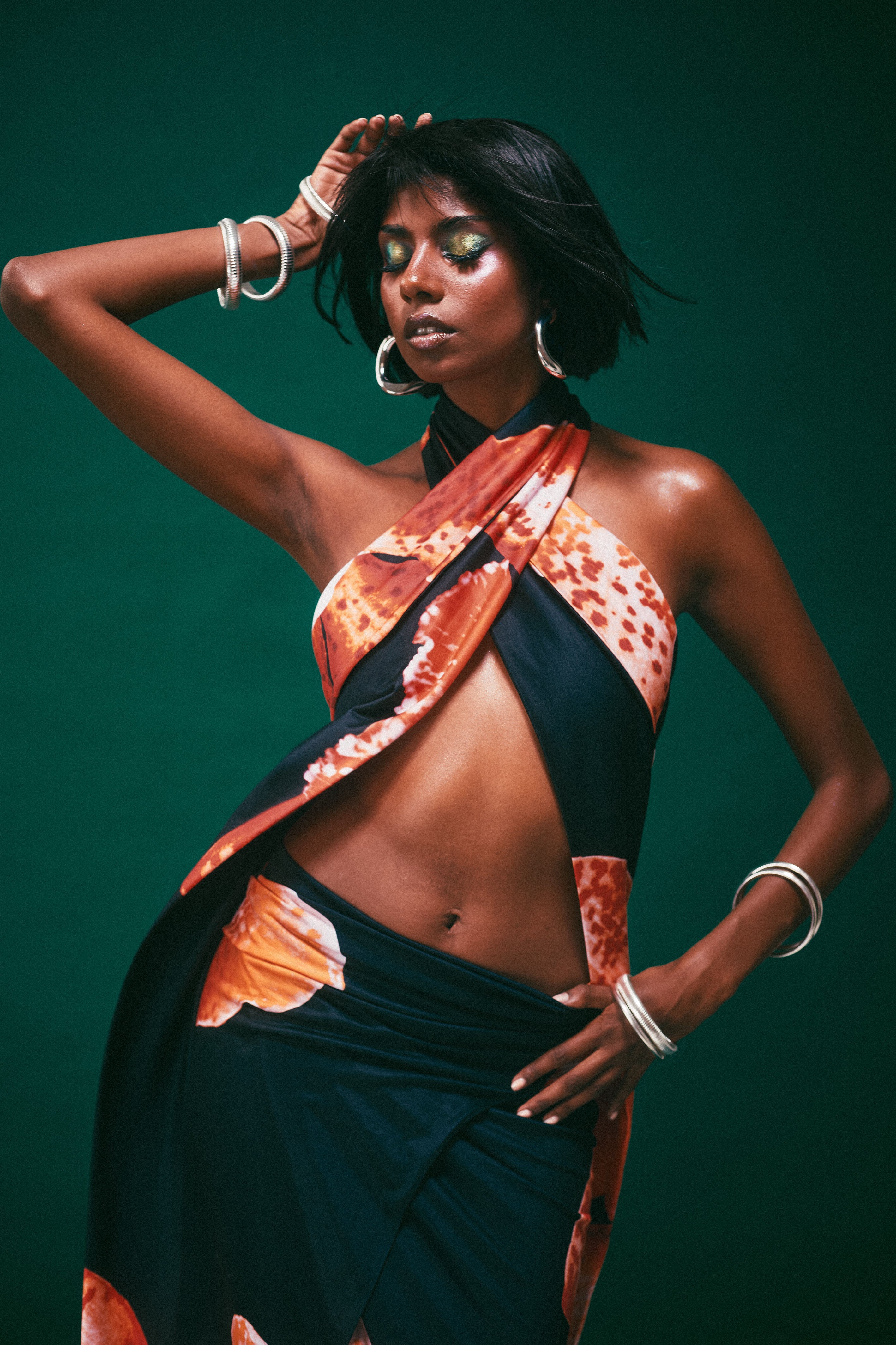 Twist Two Piece in Lava