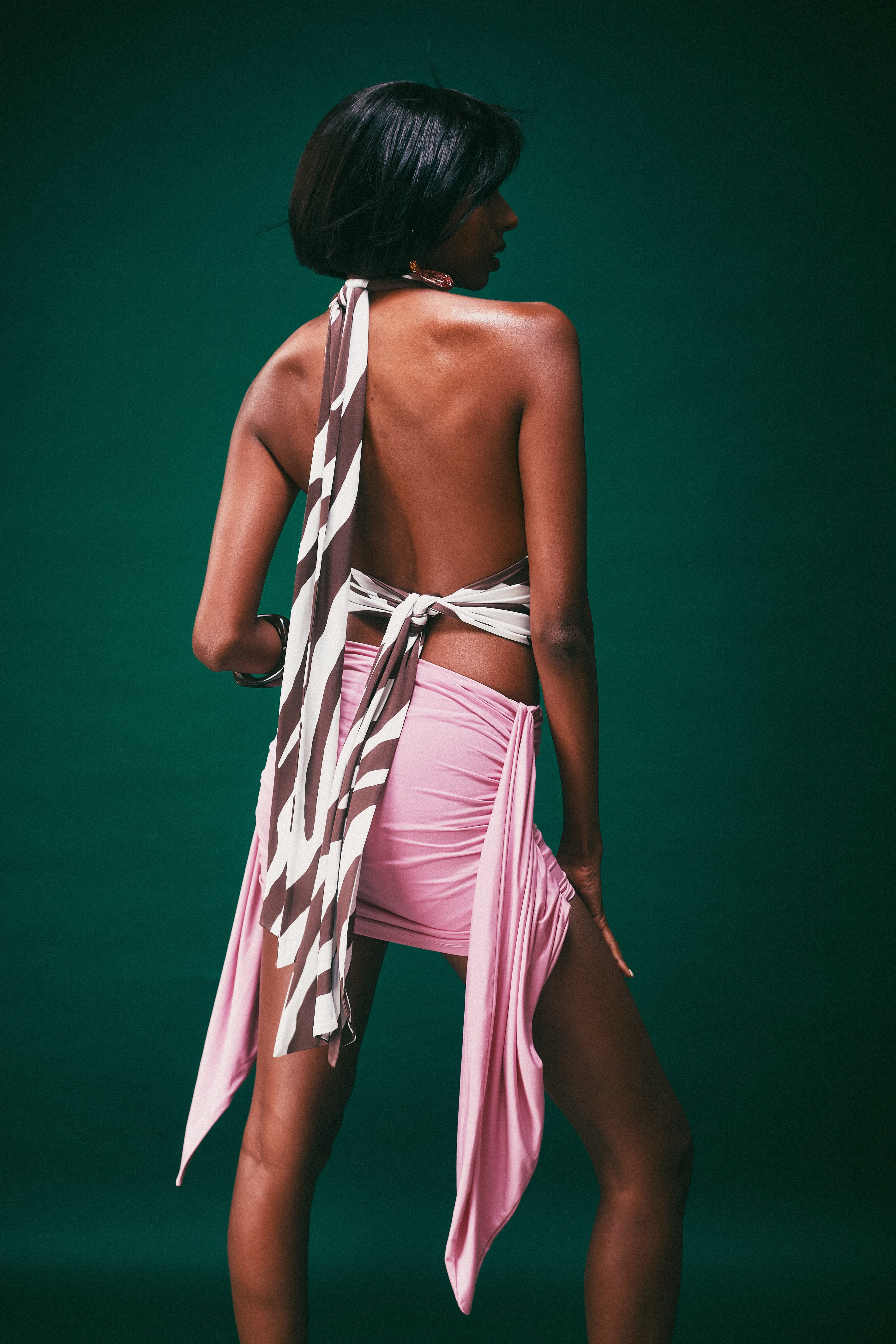 Tulum Tie Top in Safari