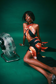Twist Two Piece in Lava