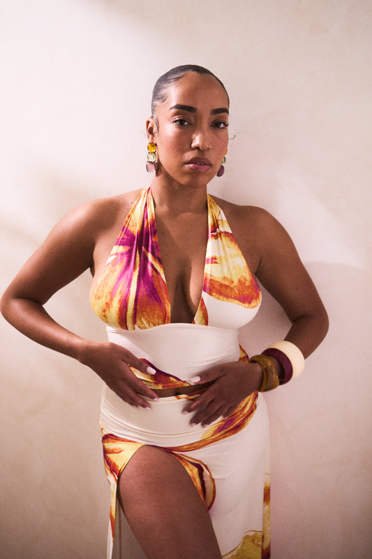 Tulum Tie Top in Magnolia