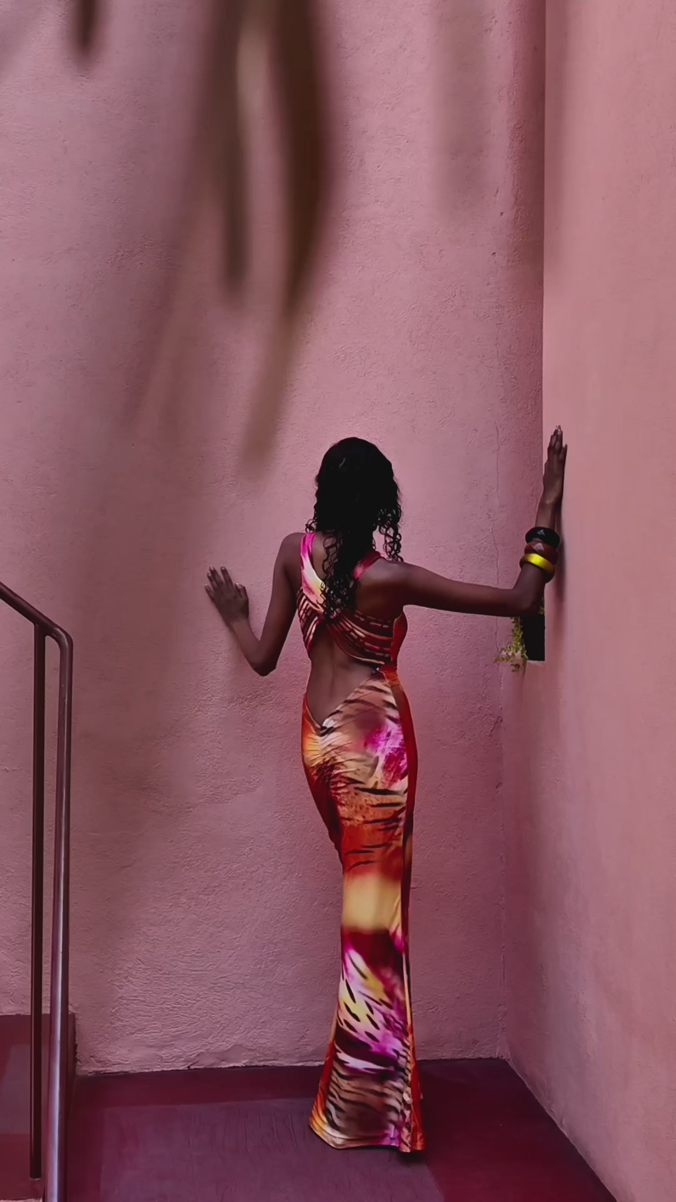 Load video: Cabana Maxi Dress in Wild